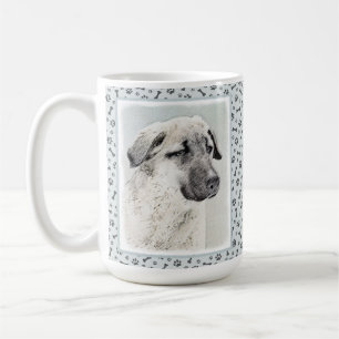 Anatolian Shepherd Painting - Original Dog Art Coffee Mug