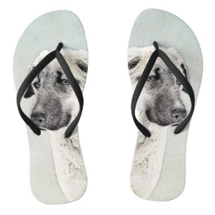 Anatolian Shepherd Painting - Original Dog Art Thongs