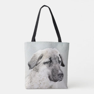 Anatolian Shepherd Painting - Original Dog Art Tote Bag
