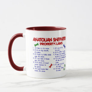 ANATOLIAN SHEPHERD Property Laws 2 Mug