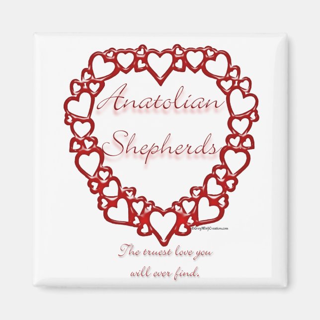 Anatolian Shepherd True Love Magnet (Front)