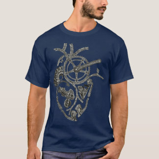 Anatomical Cycling Heart  T-Shirt