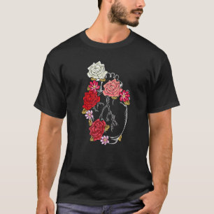 Anatomical Flowers Love Plant Garden Blossom Heart T-Shirt