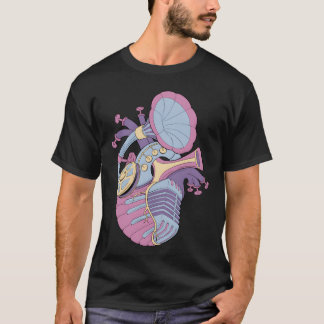 Anatomical He Musical Instrut Music Musician T-Shirt