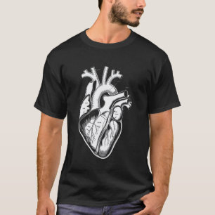 Anatomical Heart Cardiology Medical Cardiac Nurse T-Shirt