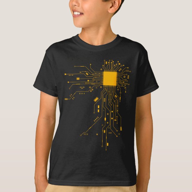 Anatomical Heart Cpu Processor Computer Science Pr T-Shirt (Front)