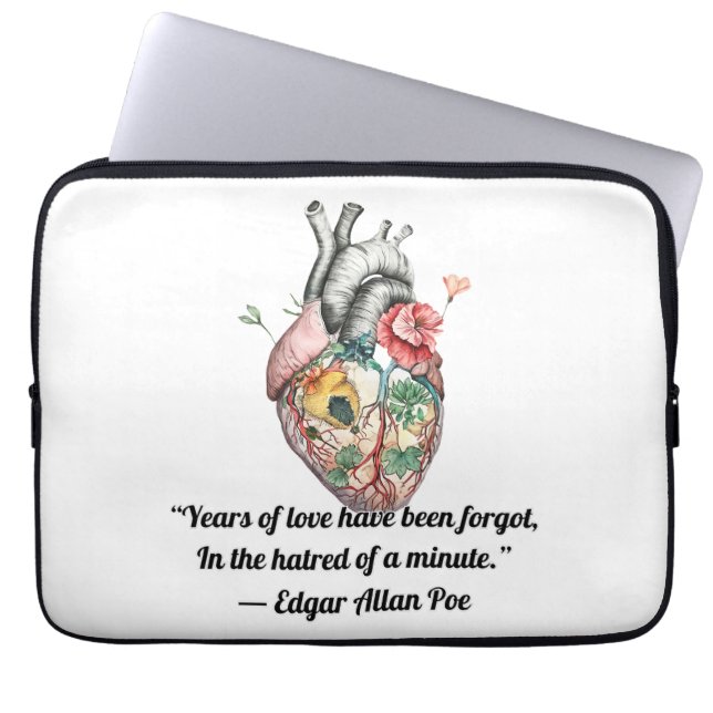 Anatomical Heart Laptop Sleeve (Front)