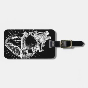 Anatomical Heart Luggage Tag