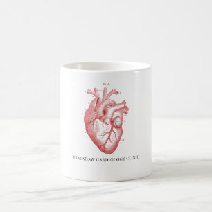 Anatomical Heart Medical Office Name Coffee Mug