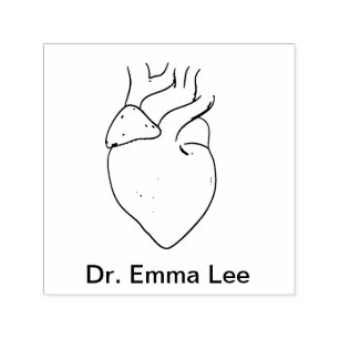 Anatomical Heart Self-inking Stamp