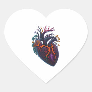 Anatomical Heart Sticker
