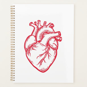 Anatomical Heart Valentine Shirt Planner
