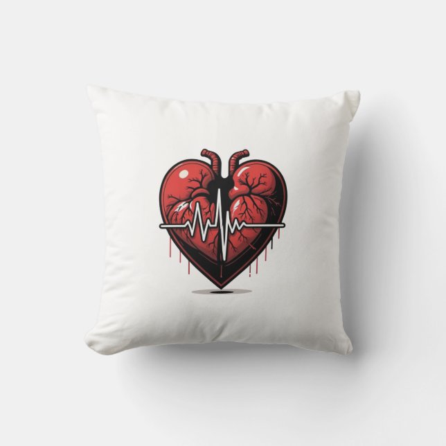 Anatomical Heart with Battle of Life Cushion (Front)