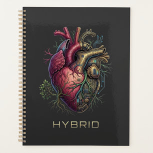 Anatomical Hybrid Heart Motherboard Circuit Planner
