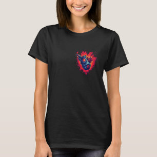 Anatomical Mechanical Heart with Laser Gun Cyberpu T-Shirt