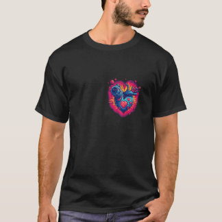 Anatomical Mechanical Heart with Laser Gun Cyberpu T-Shirt