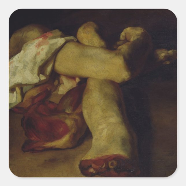 Anatomical Pieces Square Sticker (Front)