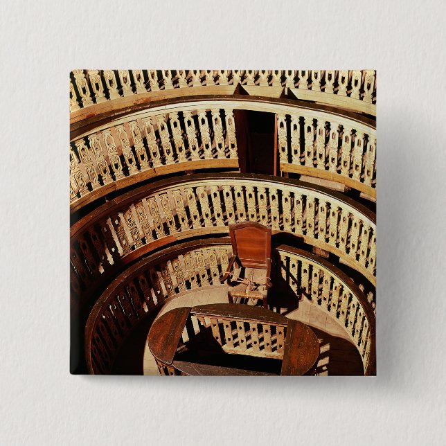Anatomical theatre, built 1594-95 15 cm square badge (Front)