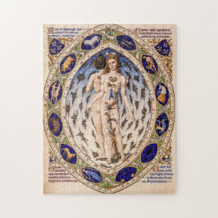  Anatomical Zodiac Man Jigsaw Puzzle
