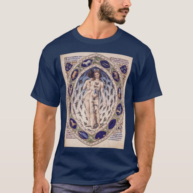  Anatomical Zodiac Man T-Shirt (Front)