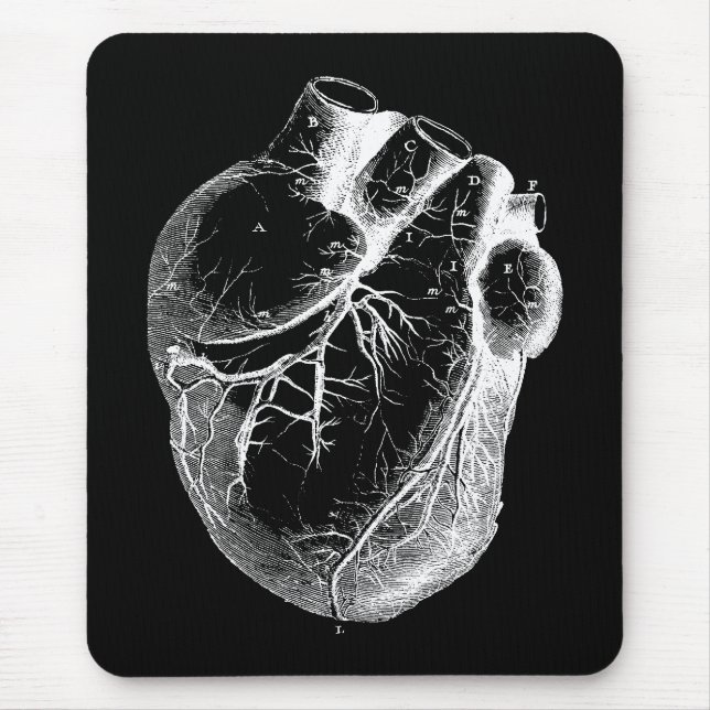 Anatomically Correct Heart Mouse Pad (Front)
