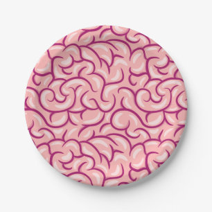 Anatomy Brain Paper Plate