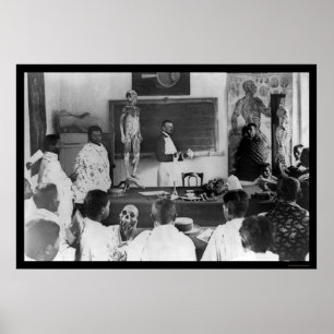Anatomy Class in the Sudan, Africa 1920 Poster