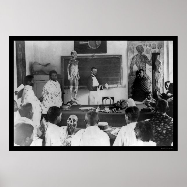 Anatomy Class in the Sudan, Africa 1920 Poster (Front)
