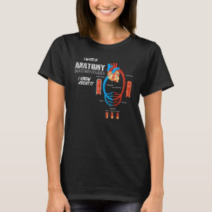 Anatomy Documentaries Human Men Women Skeleton Med T-Shirt