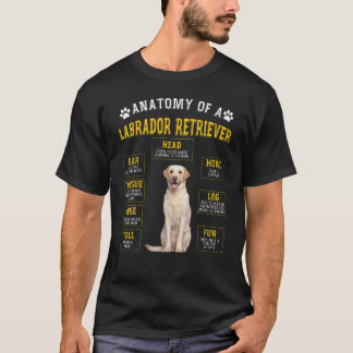 Anatomy Labrador Retriever For Women Men T-Shirt