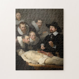 Anatomy Lesson Dr Nicolaes Tulp Rembrandt Jigsaw Puzzle