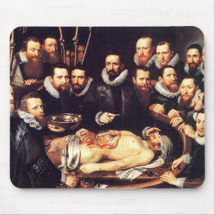 Anatomy Lesson of Dr. Willem van der Meer Mouse Pad