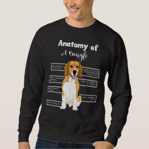 Anatomy Of A Beagle Dog Sweatshirt