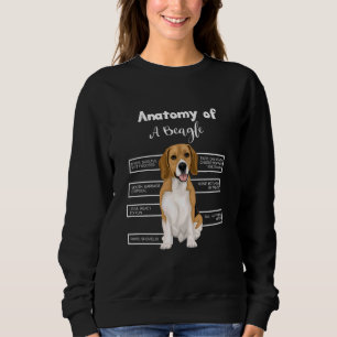 Anatomy Of A Beagle Funny Dog Sweatshirt