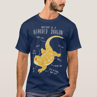 Anatomy of a Bearded Dragon T-Shirt