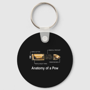 Anatomy Of A Bullet Gift Hunting Lover Gift Key Ring