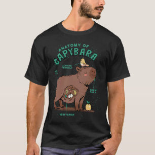 ANATOMY OF A CAPYBARA  Capybaras Apple Meme T-Shirt