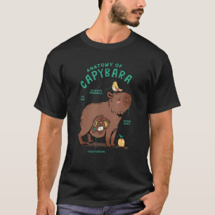 Anatomy of a Capybara T-Shirt