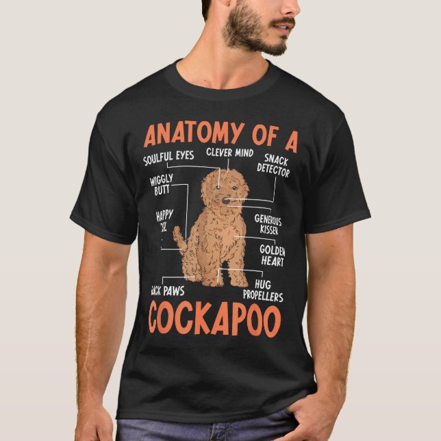 Anatomy Of A Cockapoo Owner Cockapoo Mum Cockapoo T-Shirt (Front)