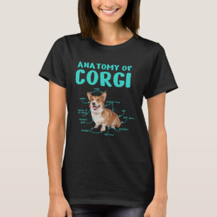 Anatomy Of A Corgi For Dog Dog Owner T-Shirt