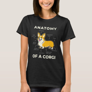 Anatomy Of A Corgi For Puppies Dog T-Shirt