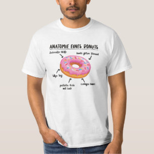 Anatomy Of A Doughnut Sweet Delicious Doughnut T-Shirt
