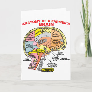 ANATOMY OF A FARMER'S BRAIN CARD