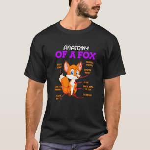 Anatomy of a fox children 2 T-Shirt