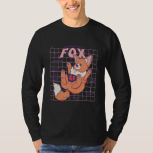 Anatomy Of A Fox Cute Fox Design T-Shirt