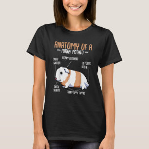 Anatomy Of A Furry Potato Guinea Pig Household Pet T-Shirt