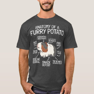 Anatomy Of A Furry Potato - Guinea Pig Premium T-Shirt