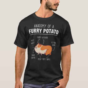 Anatomy Of A Furry Potato Outfit For Guinea Pig T-Shirt