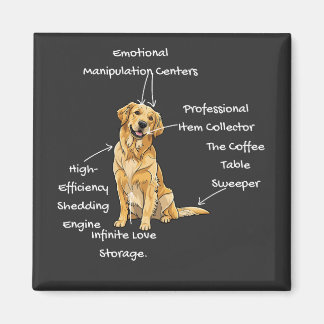 Anatomy of a Golden Retriever - Funny Dog Mom/Dad  Magnet