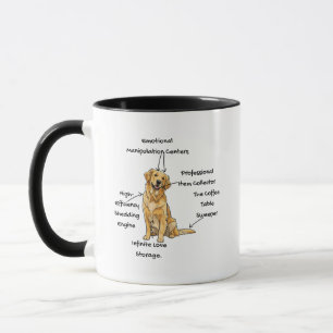 Anatomy of a Golden Retriever - Funny Dog Mom/Dad  Mug